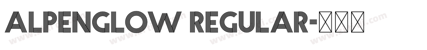Alpenglow Regular字体转换